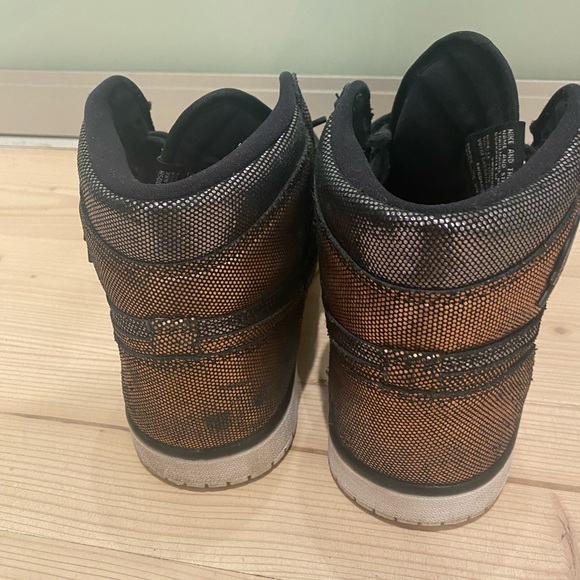 Nike Air Jordan’s in Black and Rose Gold - Picture 5 of 9